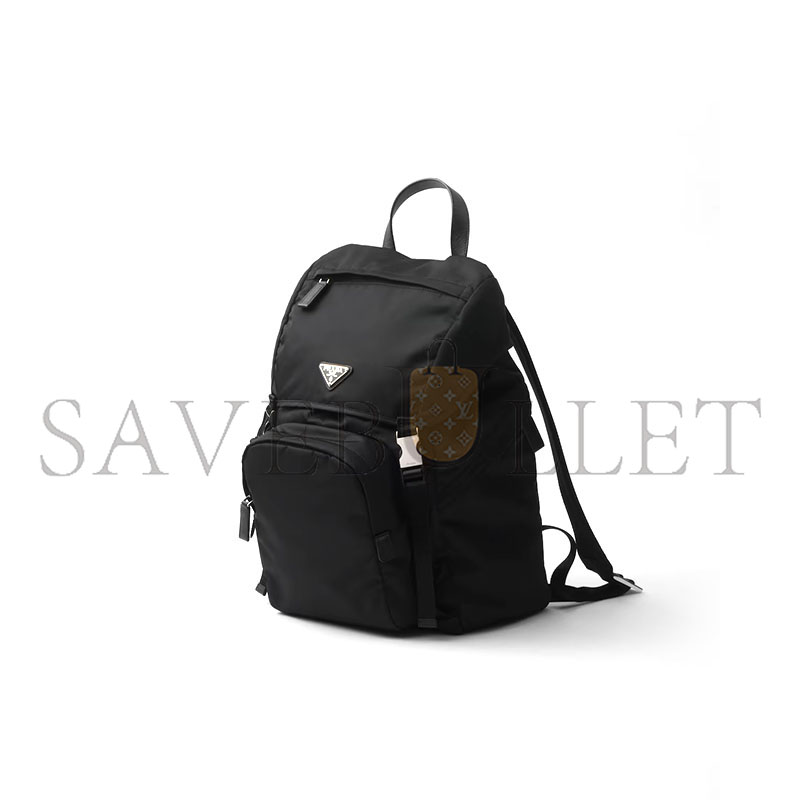 PRADA RE-NYLON AND SAFFIANO LEATHER BACKPACK 2VZ135 (45*27*17cm)